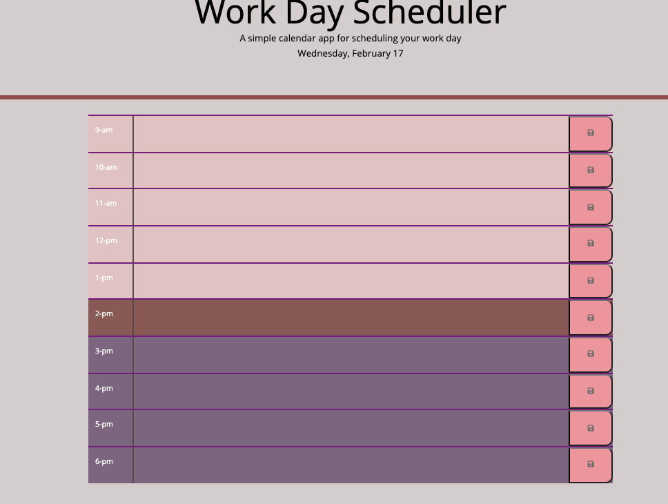 Work-Day-Scheduler